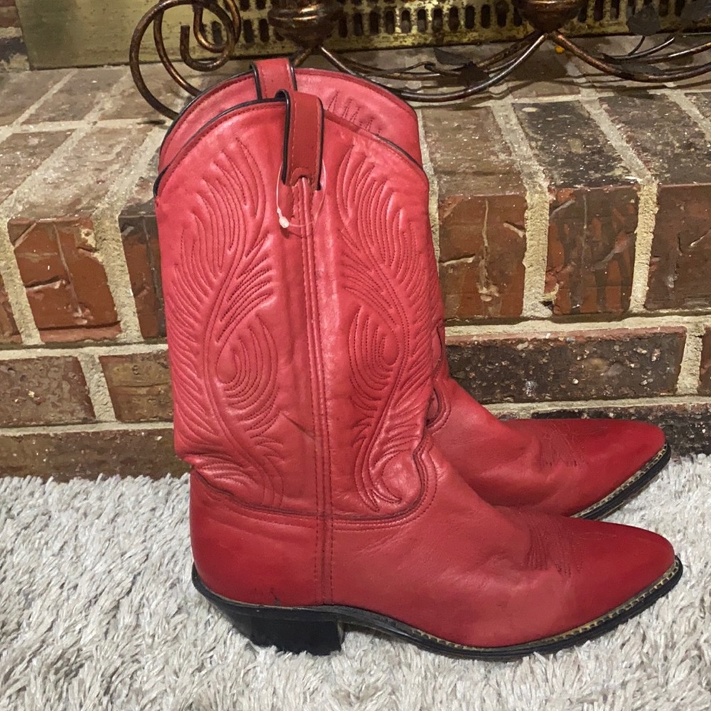 Red Cowboy Boots